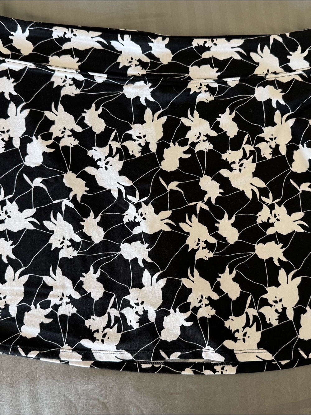 Tranquility by Colorado Clothing Black and White floral pattern